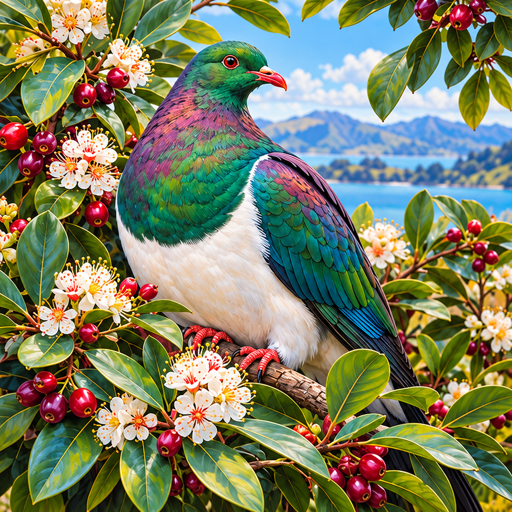 Pae Kapu - Manu (Native Bird Coasters)